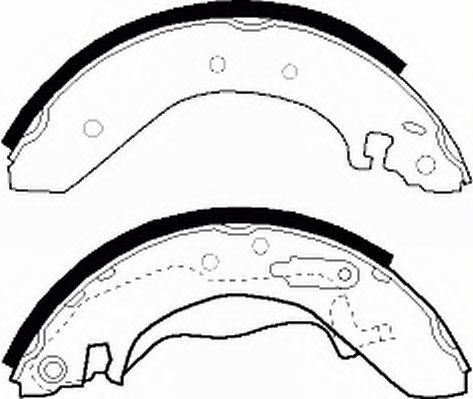 FERODO FSB271 Brake Shoe Set